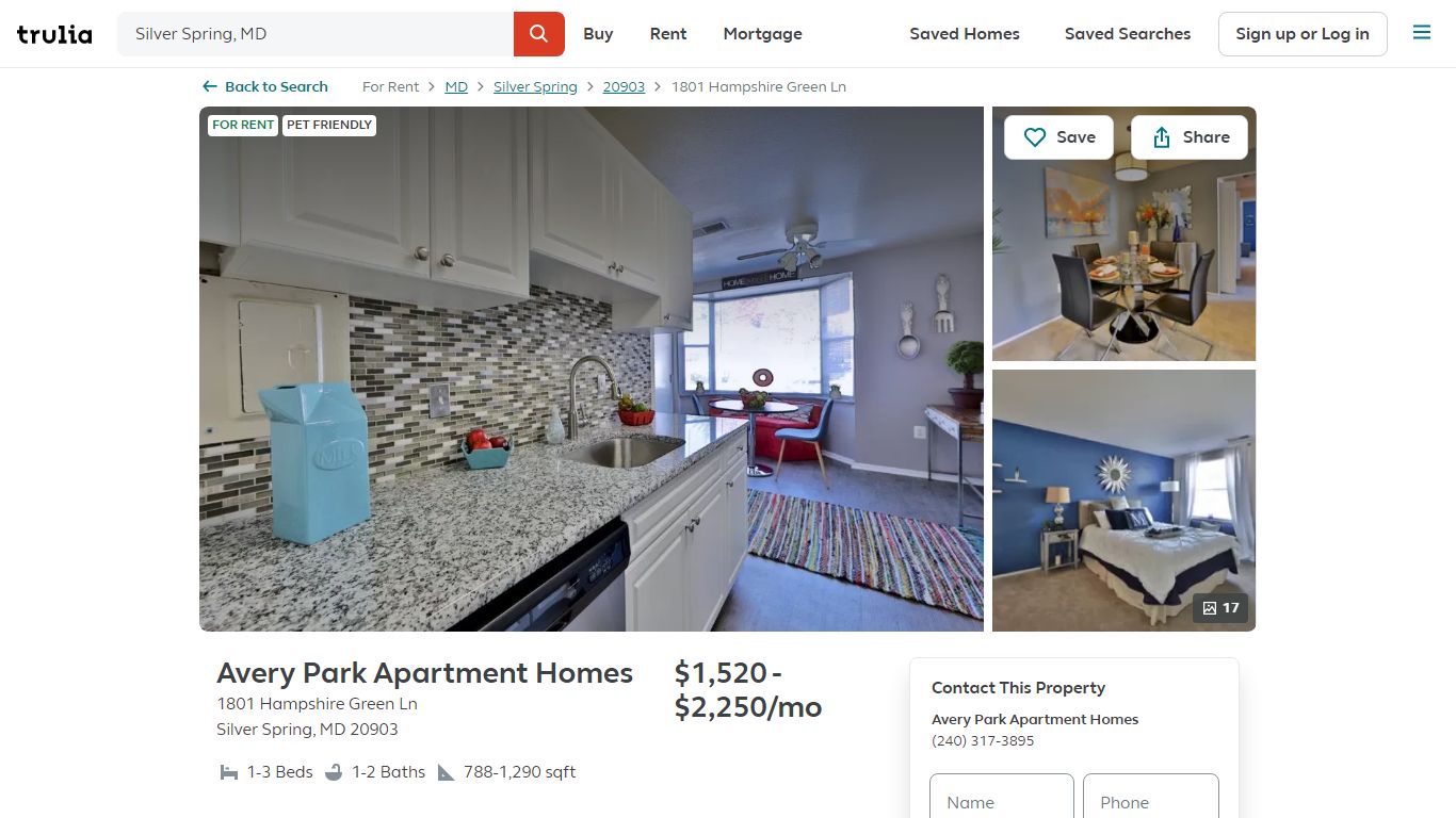 Avery Park Apartment Homes - Silver Spring, MD | Trulia